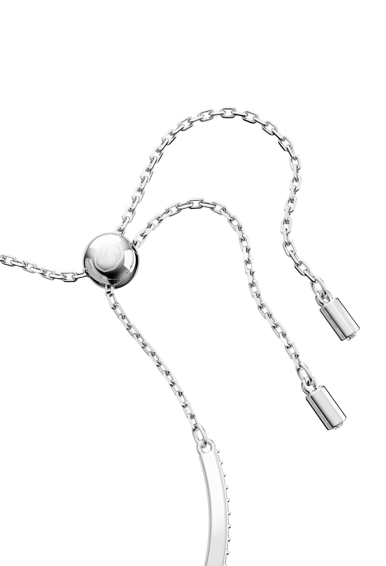 Swarovski Iconic Swan Bangle Rhodium Plated OD s Jewellers