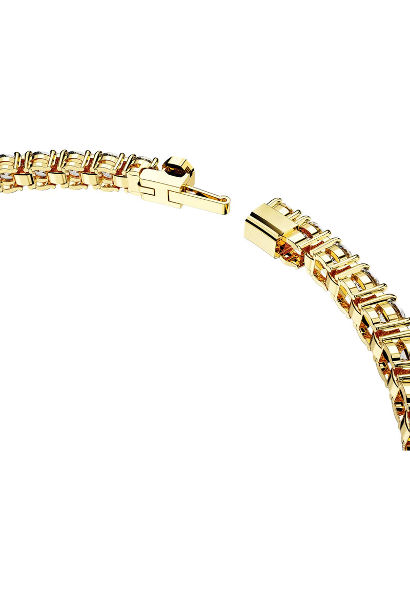 Swarovski Matrix Tennis Gold Plated Bracelet