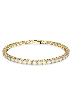 Swarovski Matrix Tennis Gold Plated Bracelet