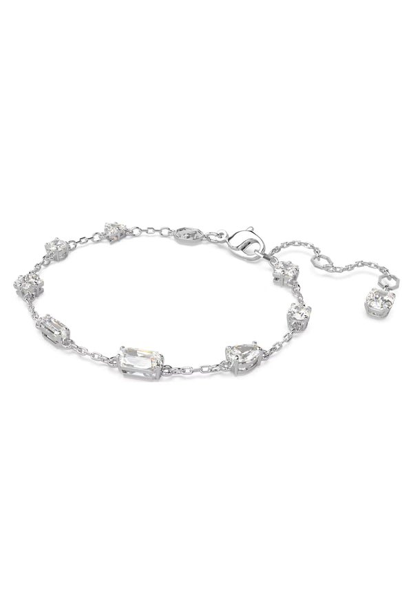 Swarovski Mesmera: Mixed Cuts, Scattered Design Bracelet Rhodium Plated