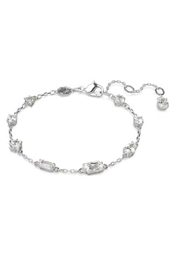 Swarovski Mesmera: Mixed Cuts, Scattered Design Bracelet Rhodium Plated