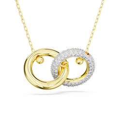Swarovski Dextera Interlocking Loops Pendant Gold Plated