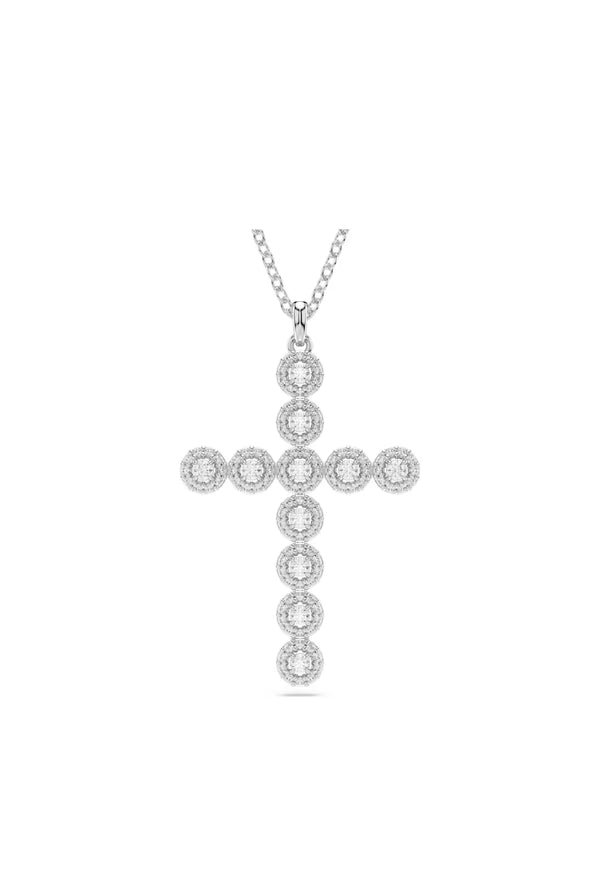 Swarovski Insigne Angelic Cross Pendant Rhodium Plated