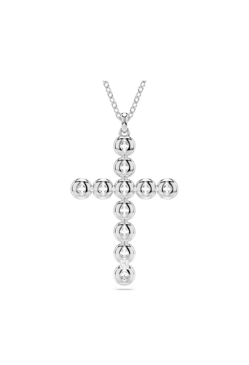 Swarovski Insigne Angelic Cross Pendant Rhodium Plated