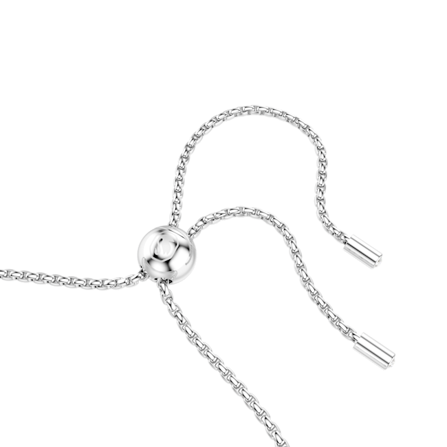 Swarovski Matrix Double Row Tennis Bracelet Rhodium Plated