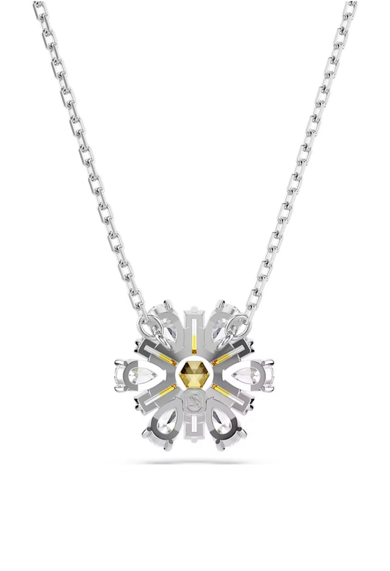 Swarovski Idyllia Flower Pendant Rhodium Plated