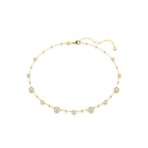 Swarovski Imber Scattered Design Necklace Gold Plated