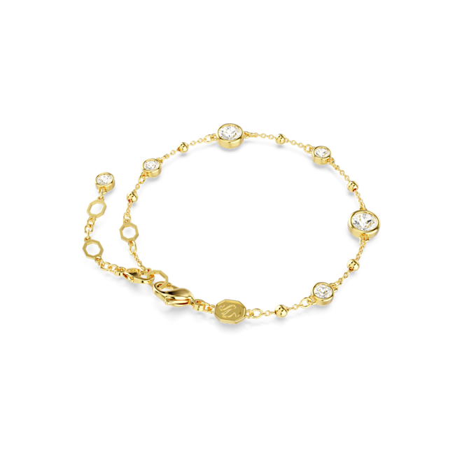 Swarovski Imber Round Cut Bracelet Gold Plated