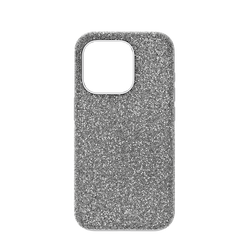 Sparkling iPhone 15 Pro case adorned with genuine Swarovski crystals. Adds shimmering style and protection to your phone.