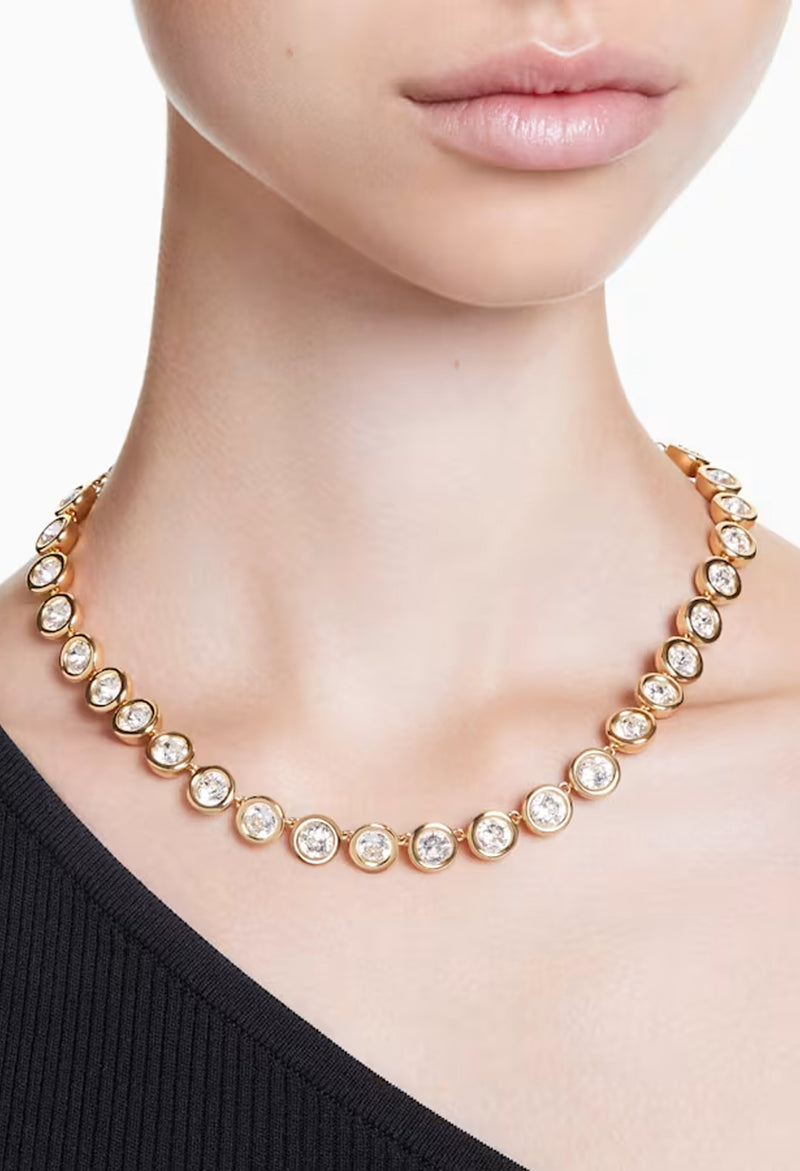 Swarovski Imber All Around Necklace Gold Plated