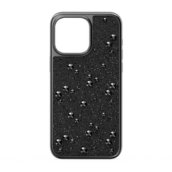 Swarovski Flat Back Crystal Black iPhone 15 Pro Max Case