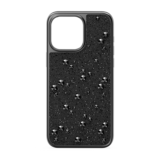 Swarovski Flat Back Crystal Black iPhone 15 Pro Max Case