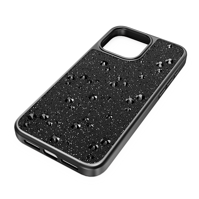 Swarovski Flat Back Crystal Black iPhone 15 Pro Max Case