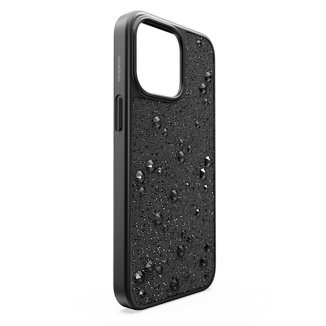 Swarovski Flat Back Crystal Black iPhone 15 Pro Max Case