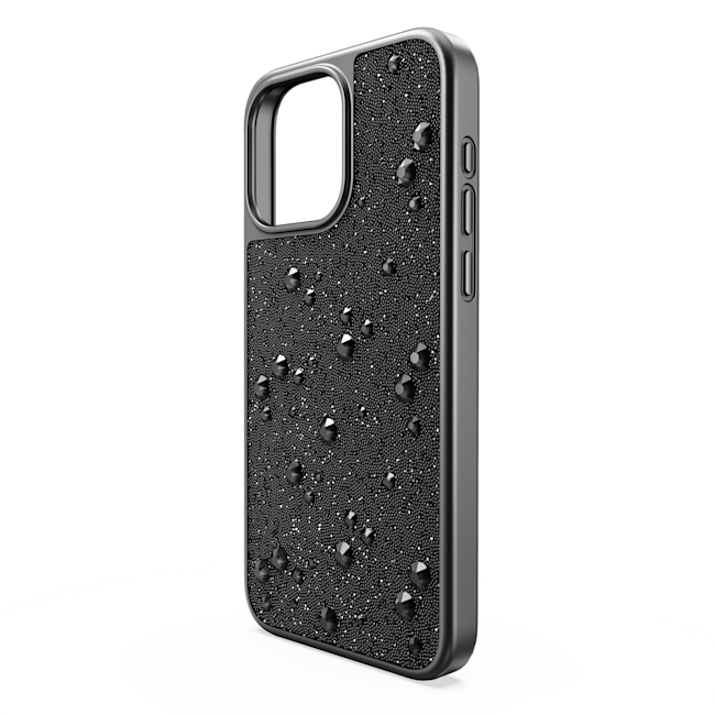 Swarovski Flat Back Crystal Black iPhone 15 Pro Max Case