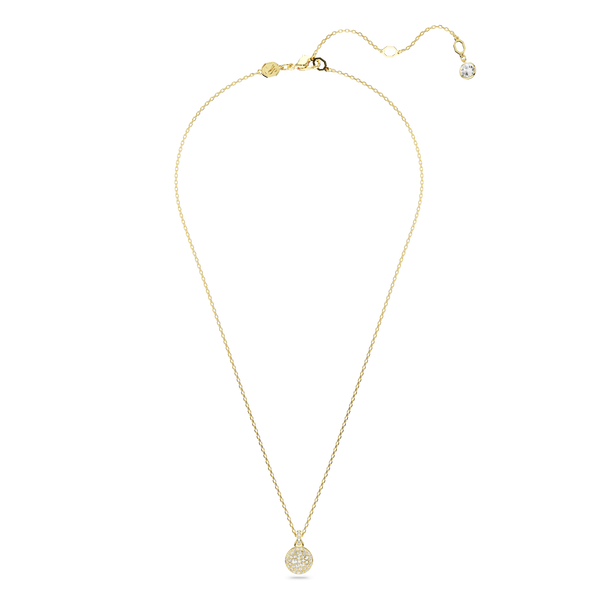 Swarovski Meteora Round Pave Set Pendant Gold Plated | OD's Jewellers