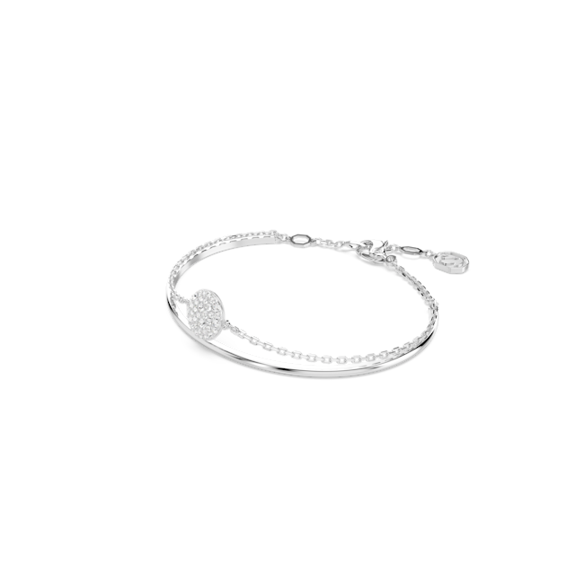 Swarovski Meteora Bangle Rhodium Plated