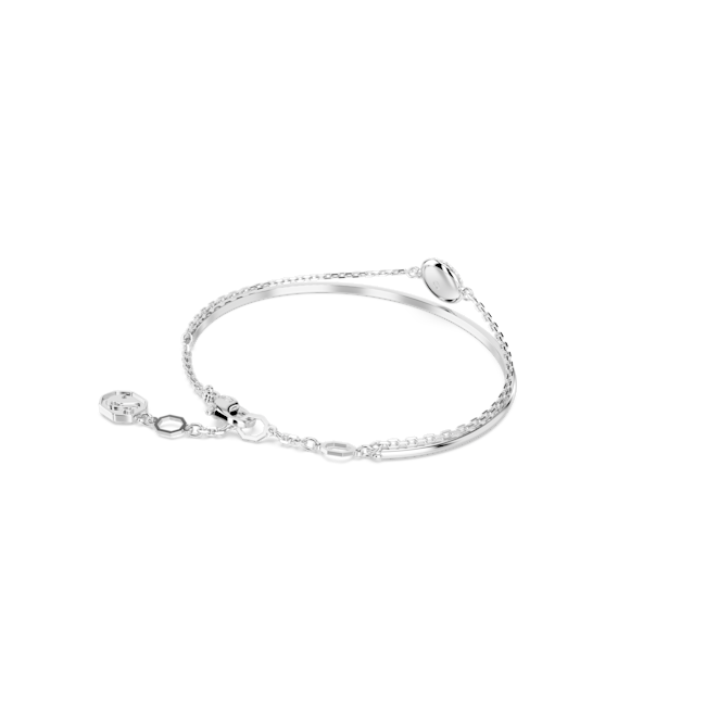 Swarovski Meteora Bangle Rhodium Plated