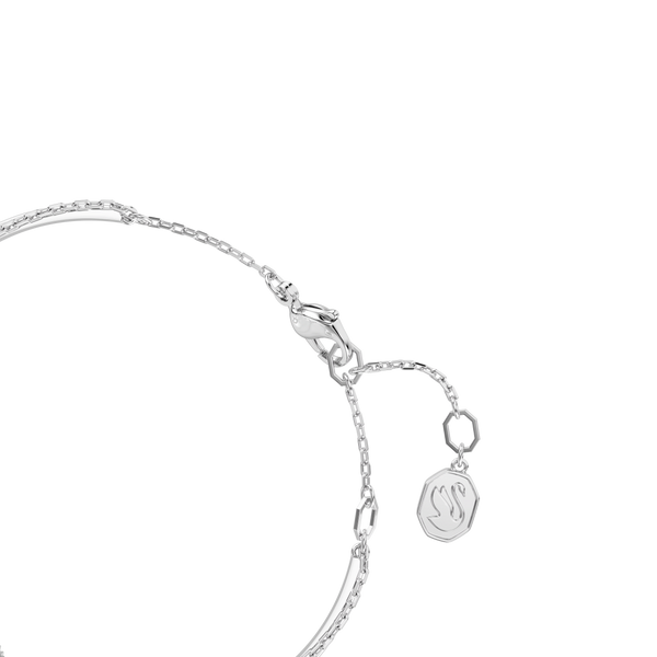 Swarovski Hyperbola Infinity Bangle Rhodium Plated