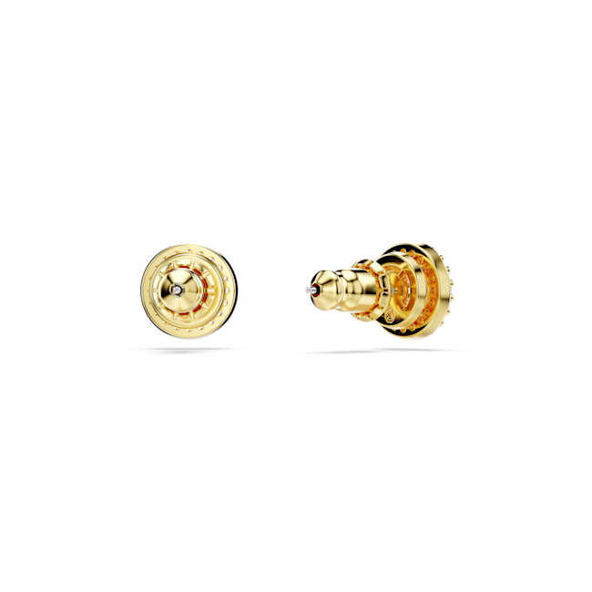 The Swarovski Una stud earrings, a gold-tone plated earrings from Swarovski, available at OD’s Jewellers in St Helens.