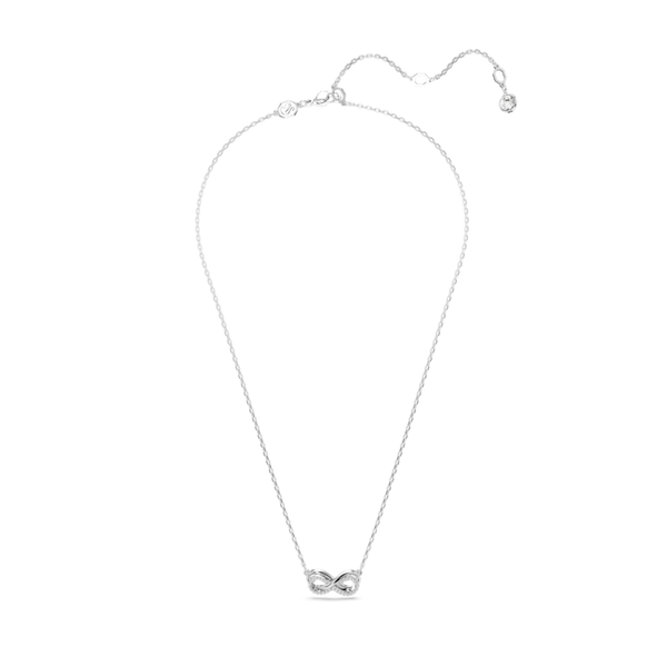 Swarovski Hyperbola Pave Infinity Pendant Rhodium Plated