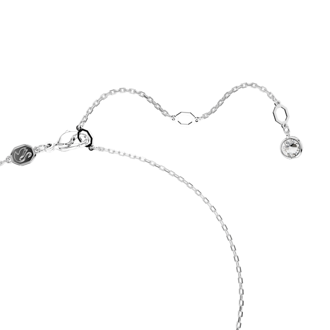 Swarovski Hyperbola Pave Infinity Pendant Rhodium Plated