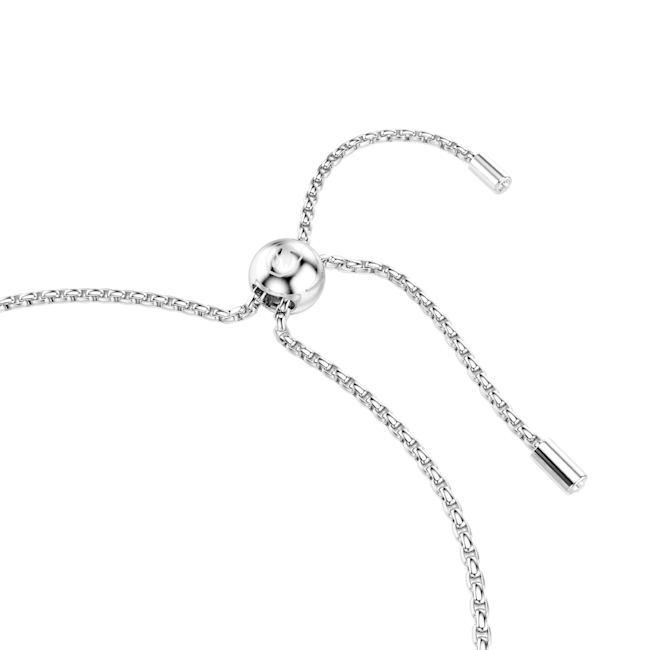 Swarovski Matrix Graduated Tennis Bracelet Rhodium Plated