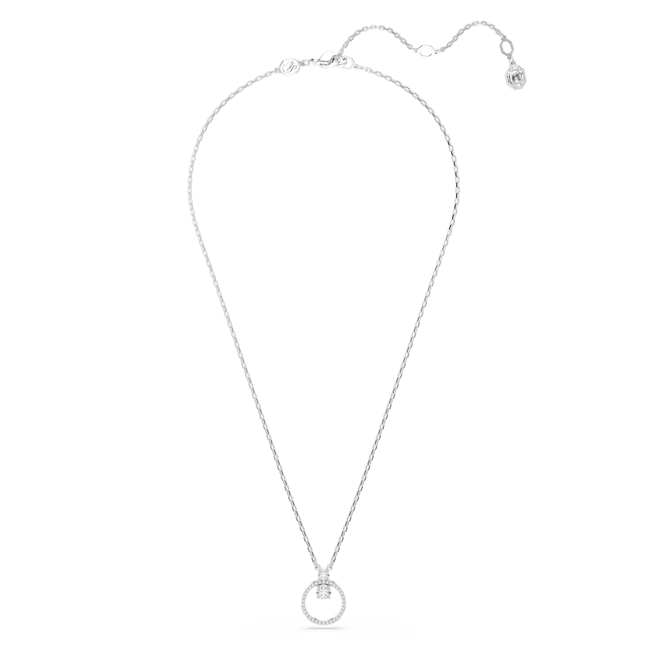 Swarovski Constella Pendant, Round, Rhodium Plated