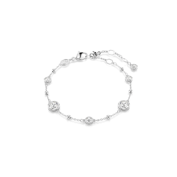 Swarovski Imber Round Cut Bracelet Rhodium Plated