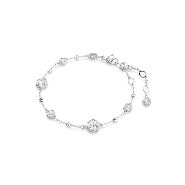Swarovski Imber Round Cut Bracelet Rhodium Plated