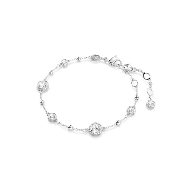 Swarovski Imber Round Cut Bracelet Rhodium Plated