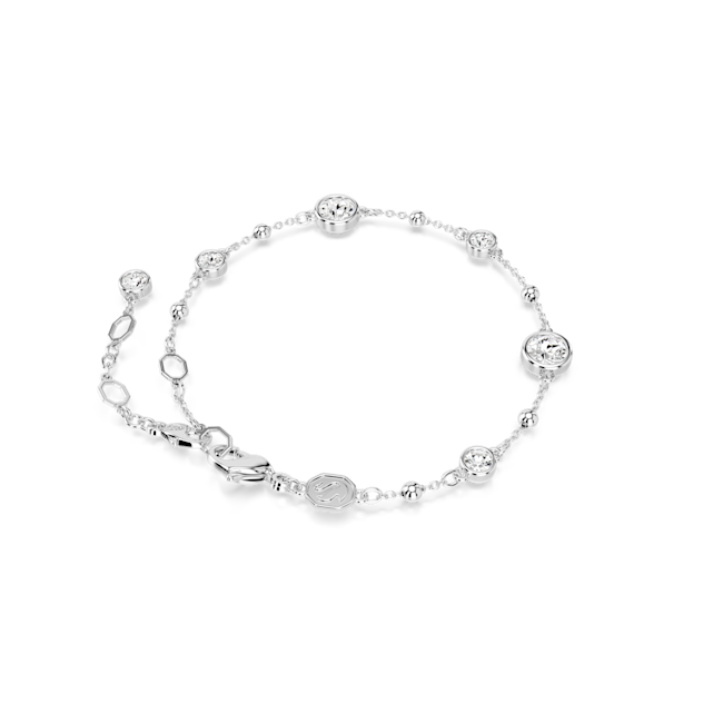 Swarovski Imber Round Cut Bracelet Rhodium Plated