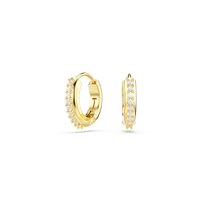 Swarovski Matrix Hoop Earrings Gold Plated