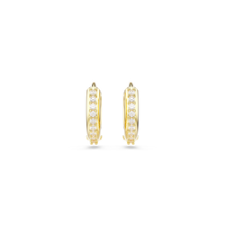 Swarovski Matrix Hoop Earrings Gold Plated