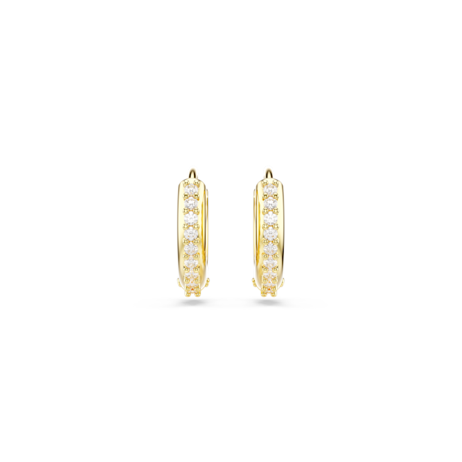 Swarovski Matrix Hoop Earrings Gold Plated