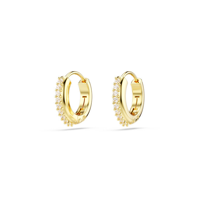 Swarovski Matrix Hoop Earrings Gold Plated
