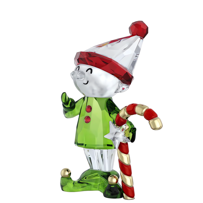 Swarovski Holiday Cheers Dulcis Elf and Candy Can