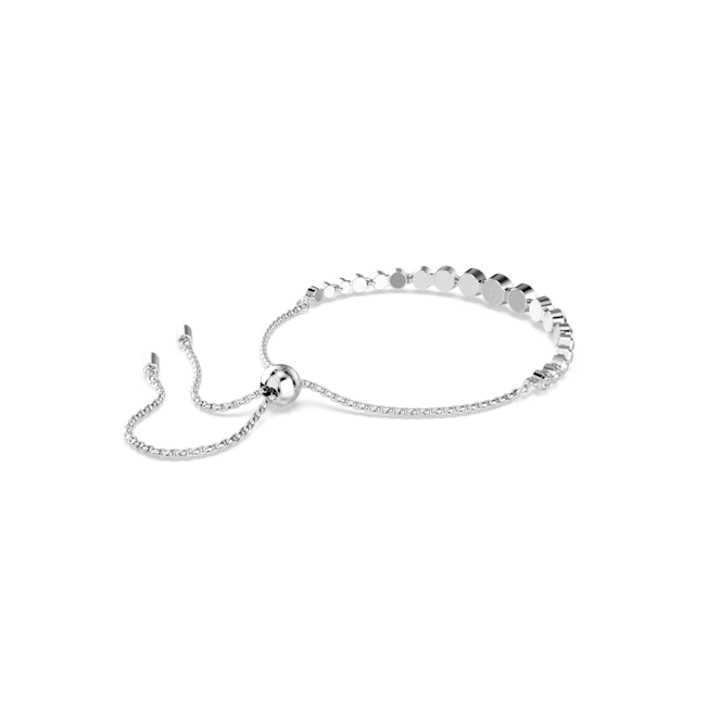 Swarovski Imber Round Cut Graduated Tennis Bracelet Rhodium Plated
