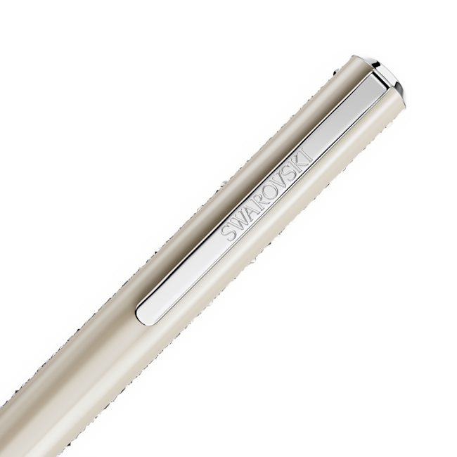 Swarovski Crystal Shimmer Glide Ballpoint Pen Beige