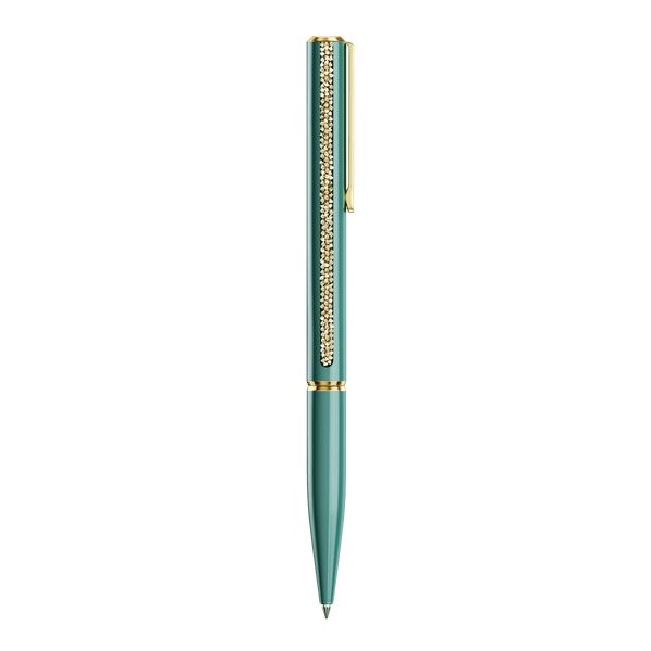 Swarovski Crystal Shimmer Glide Ballpoint Pen Green | OD's Jewellers