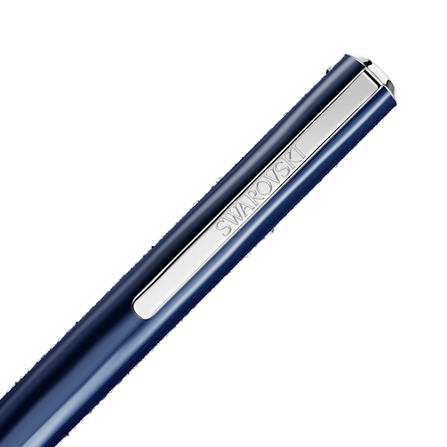 Swarovski Crystal Shimmer Glide Ballpoint Pen Blue
