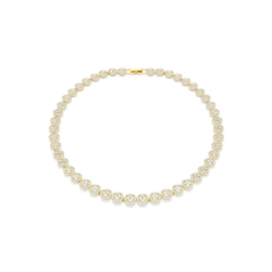 Swarovski Una Angelic Tennis Necklace Set Gold Plated