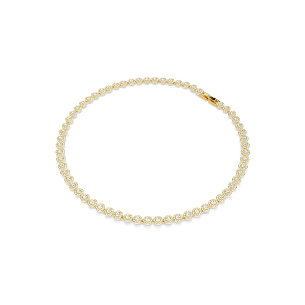 Swarovski Una Angelic Necklace and Bracelet Set Gold Plated