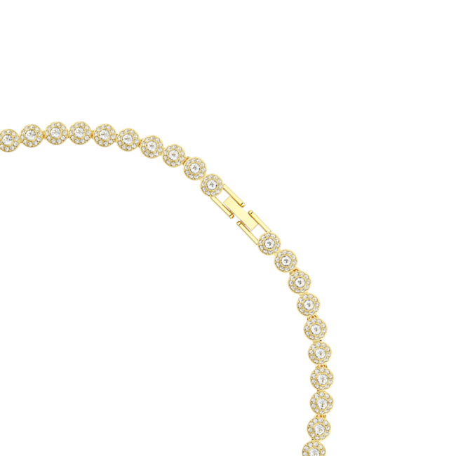 The Swarovski Una Angelic Necklace and Bracelet Set, gold plated jewelry set from Swarovski, available at OD’s Jewellers in St Helens