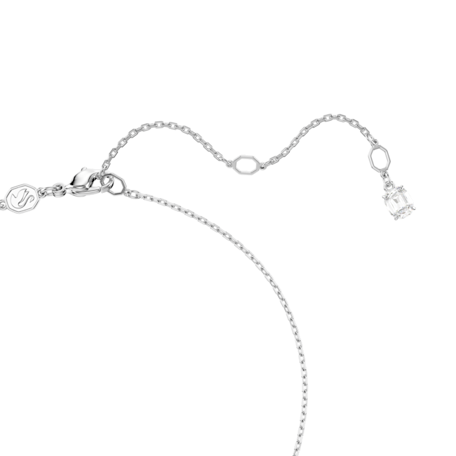 Swarovski Ariana Grande 2025 Capsule Collection: Angelic Heart Pendant and Earring Set Rhodium Plated