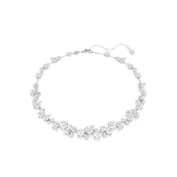 Swarovski Constella Necklace Round cut, White, Rhodium plated