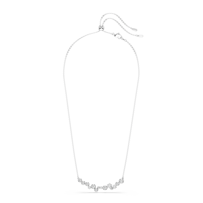 Swarovski Constella Mixed Cuts Necklace Rhodium Plated
