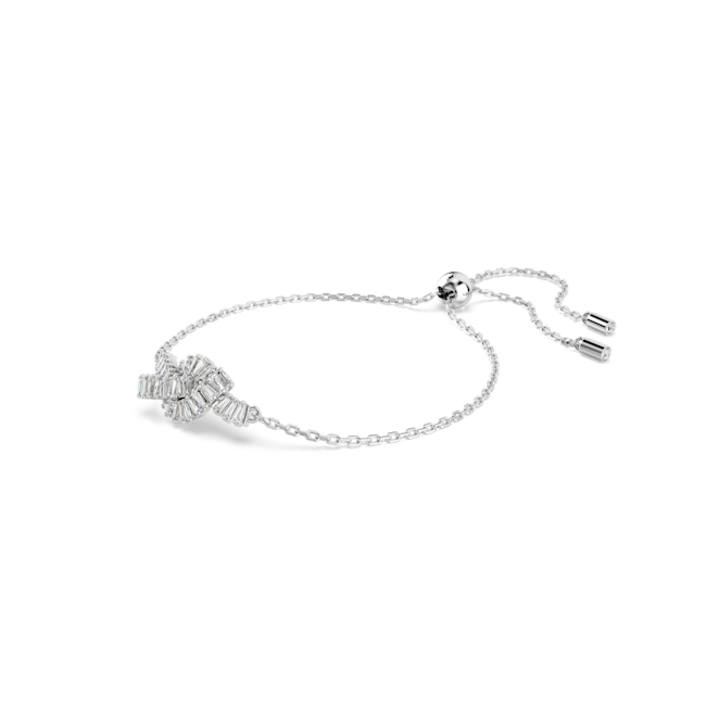 Swarovski Matrix Baguette Cut Knot Bracelet Rhodium Plated by Swarovski
