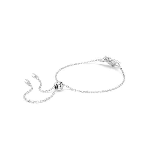 Swarovski Matrix Baguette Cut Knot Bracelet Rhodium Plated by Swarovski