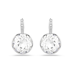 The Swarovski Matrix Drop Round Cut Crystal Earrings, a clear rhodium plated jewellery from Swarovski, available at OD’s Jewellers in St Helens
